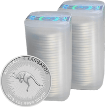 50 x 1 Unze Silber Känguru Nugget 2026