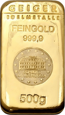 500 g Goldbarren Schloss Güldengossa