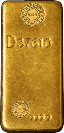 500g Goldbarren Rothschild