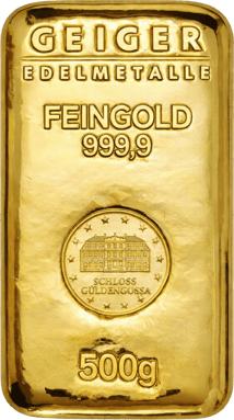500g Goldbarren Schloss Güldengossa