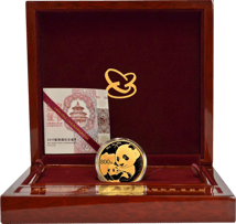 50g Gold China Panda 2019 PP (Polierte Platte | Auflage: 20.000)