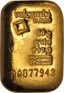 50g Goldbarren Valcambi