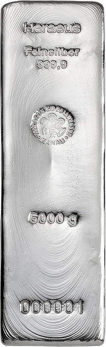 5kg Silberbarren (verschiedene Hersteller)
