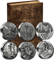 6 Münzen Set der Bibel-Serie 2015
