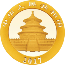 8g Gold China Panda 2017