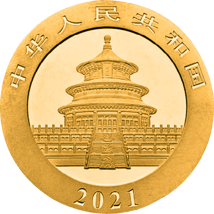 8g Gold China Panda 2021
