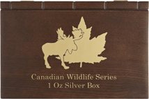 Canadian Wildlife Münzbox für 6 x 1 Unze Silbermünzen