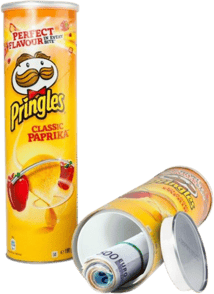 Dosensafe Pringles Chips (Gelb)