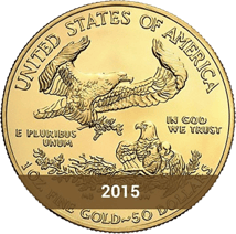 Gold American Eagle Serie 2015