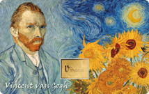 Gold Vincent van Gogh Collage Münze