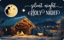 Gold Silent Night Holy Night Münze