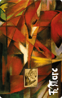 Gold Franz Marc The Foxes Münze