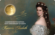 Gold Kaiserin Elisabeth Sisi Münze (Auflage: 50.000)