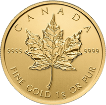 Gold Maplegram™ (25 x 1g Münzen)