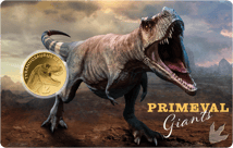 Gold Tyrannosaurus Rex Münze (Auflage: 50.000)