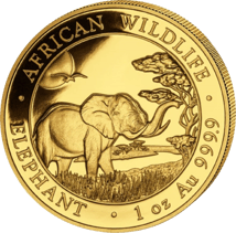 Gold Somalia Elefant Prestige Set PP 2019 (Auflage: 300 )