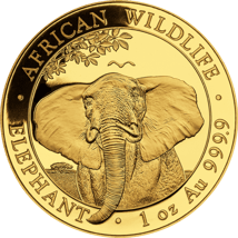 Gold Somalia Elefant Prestige Set PP 2021 (Auflage: 300)