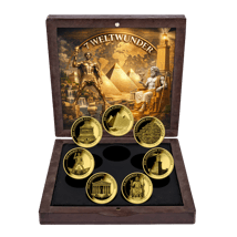 7 Weltwunder der Antike Gold Set 2026 (Auflage: 250 | Polierte Platte)