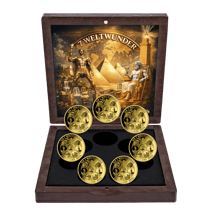 7 Weltwunder der Antike Gold Set 2026 (Auflage: 250 | Polierte Platte)
