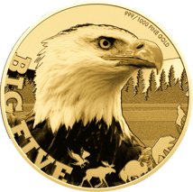 Gold The Big Five of America Set