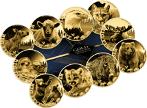 Gold The Big Five of America Set