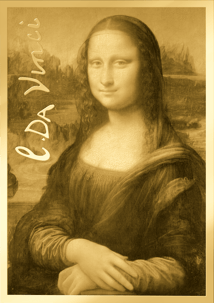 Gold Leonardo Da Vinci Mona Lisa Münze