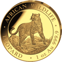 Gold World's Wildlife Leoparden Set 2022 PP (Auflage: 300 | Polierte Platte)