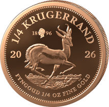 Krügerrand 4 Goldmünzen Fractional Set Kaiser Wilhelm II. Privy Mark 2026 (Auflage: 150 | Polierte Platte)