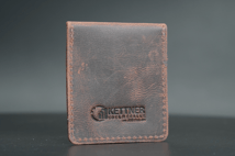 Leder Münztasche Braun