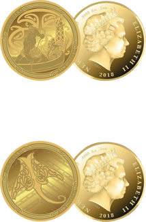 MAUI & THE FISH Gold Set PP 2018 (Auflage: 150 | 2 x ½ Oz)