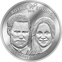 Royal Wedding Silbermünze 19. Mai 2018 PP (Prinz Harry & Meghan Markle | Auflage: 5.000)