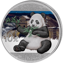 Silber China Panda Tag & Nacht Set 2017 (Auflage: 500)