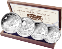 Silber Somalia Elefant Prestige Set 2023 (Auflage: 2.000 | Polierte Platte)