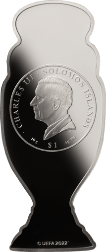 Silber UEFA EM Pokal 2024 PP (Auflage: 2.024 | Polierte Platte)