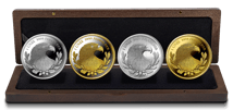 Silbermark Silber Set 2025 (Auflage: 250 | teilvergoldet | Polierte Platte)