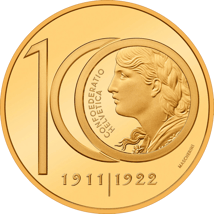 Vreneli Gold 50 Franken 100 Jahre Jubiläum (Polierte Platte)