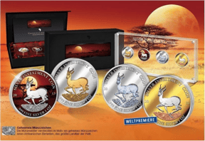Silver Investment Coin Prestige-Set Springbock 2013 (Auflage: 3.000)