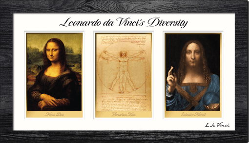 Gold Leonardo Da Vinci Set (Auflage: 249 | coloriert)