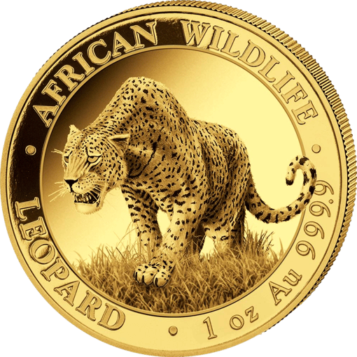 1 Unze Gold African Wildlife Somalia Leopard 2023 (Auflage: 1.000)