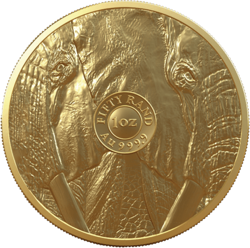 1 Unze Gold Big Five Elefant 2022