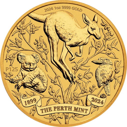 1 Unze Gold 125. Jubiläum Perth Mint 2024 (Auflage: 25.000)