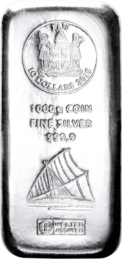 1kg Silber Fiji Münzbarren (Argor Heraeus)