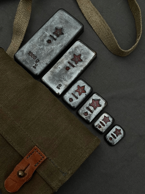 UdSSR Vintage Silberbarren Set (gegossen)