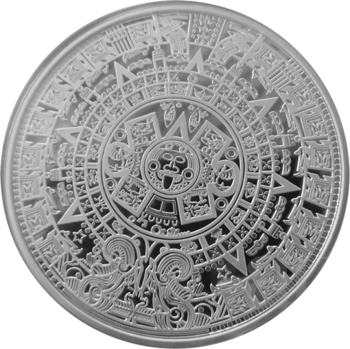 5 Unze Silber Samoa Aztekenkalender 2021 (Auflage: 1.000)