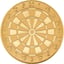 0,5g Gold Palau Dartscheibe (Auflage: 15.000)