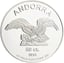 1/2 Unze Silber Andorra Eagle 2013