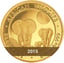 1/25 Unze Gold Somalia Elefant 2015