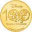 1 Unze Gold 100 Jahre Mickey & Minnie Walt Disney 2023 PP (Auflage: 100 | Polierte Platte)