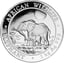 1 kg Silber Somalia Elefant 2011