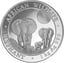 1 Kilo Silber Somalia Elefant 2014